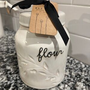 Rae Dunn Cream Flour Canister